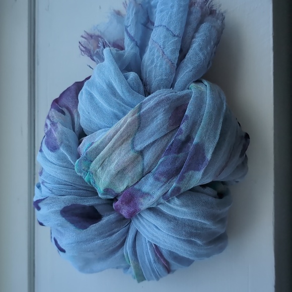 Nordstrom modal and silk flora print scarf - Picture 1 of 6